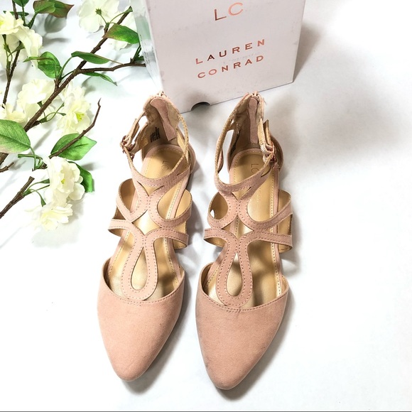 Lauren Conrad Macaroon Blush Flats - Picture 1 of 7